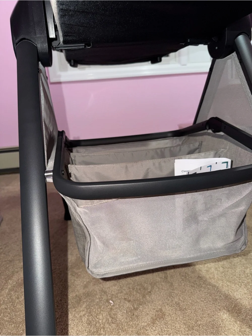 Nuna x pottery barn Tan Bassinet and stand
